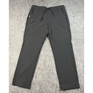 Figs Women's Straight Fit Scrubs Pants Size XL Technical Collection  Black
